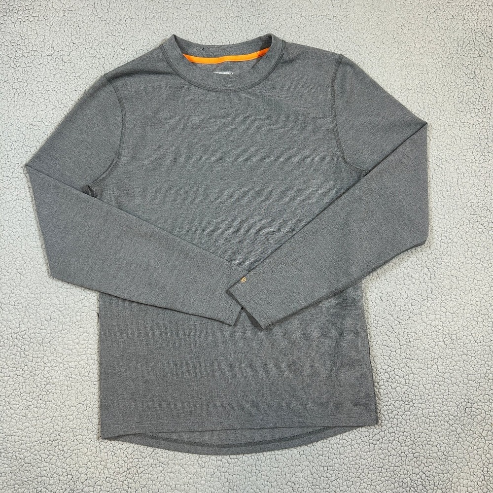 Omni-Wool T-Shirt Men's Large Gray Long Sleeve Merino Blend Stretch